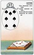 signification melle lenormand carte 27